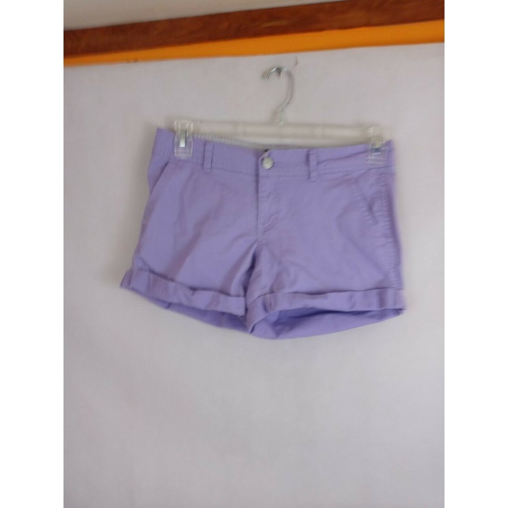 Aeropostale Women's Lavender Cuffed Chino Booty Shorts Size 4
